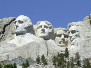 Mount Rushmore, presidents