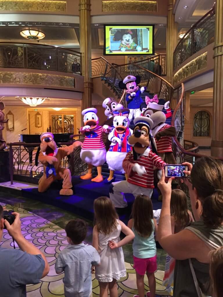 18 Top Secret Disney Fantasy Tips and Tactics  featured by top US family travel blog, Travel with a Plan: image of Disney Cruise-Farewell party
