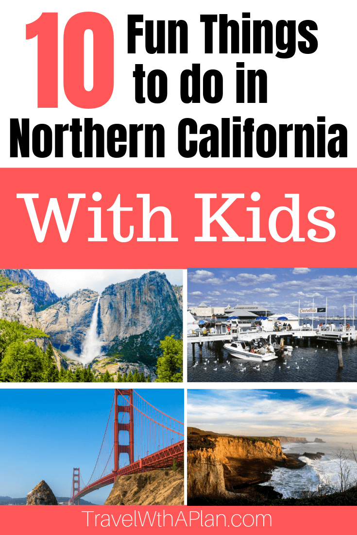 Read about 10 fun things to do in Northern California with kids!  A scenic area packed with National Parks and history galore, there are so many family activities in Norther California that you'll want to find out more!  #northerncaliforniawithkids #familythingstodoinnortherncalifornia #northerncaliforniaattractions #northerncalifornia #northerncaliforniaattractionsforfamilies