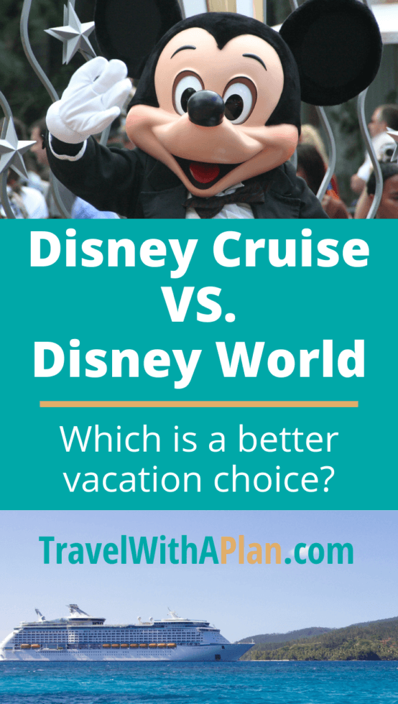 Disney Cruise and Disney World Vacation, tips on why a Disney Cruise is better for your family, featured by top US family travel blog, Travel With a Plan.