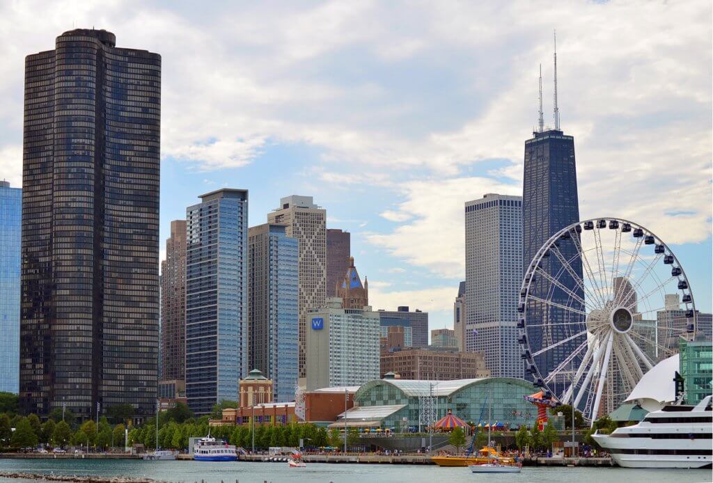 Chicago 3 day itinerary featured by top US family travel blog, Travel with a Plan: image of Chicago Navy Pier