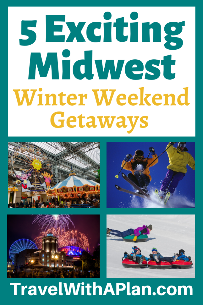 Click here to discover 5 awesome Midwest Winter Weekend Getaways to help beat the winter blues!  Top U.S. travel blogs shares detailed itineraries!  #midwestweekendgetaway #midewestwinterweekendgetaway #affordableweekendgetaways #Midwestwintergetaways #Midwestfamilyweekendgetaways #thingstodointhewinter #midwestweekends #daytripsfromchicagoinwinter #travelwithaplan