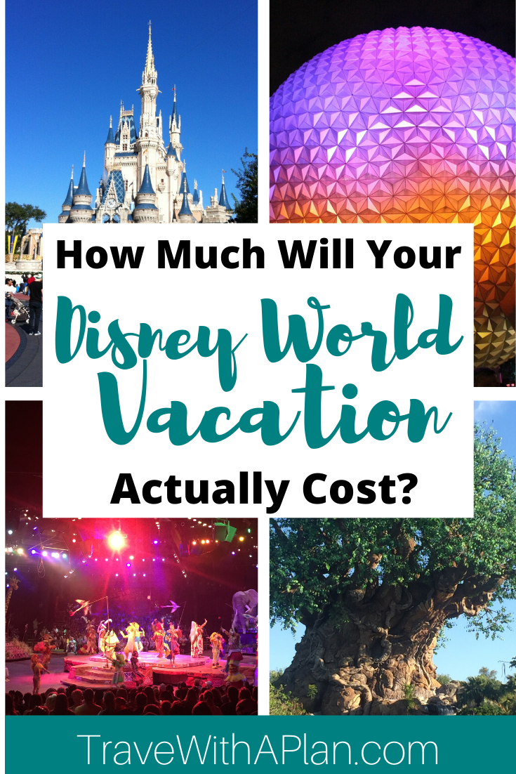 Many variables effect how much a Disney Vacation will cost.  Our Disney World cost calculator will help you determine what to consider when adding up the cost of your Disney vacation!  PLUS, we give you an exact breakdown of the total cost of our recent Disney World Vacation!  #Disneycostcalculator #howmuchdoesDisneycost #Disneyworldonabudget #DisneyWorldcostcalculator#costofaDisneyvacation