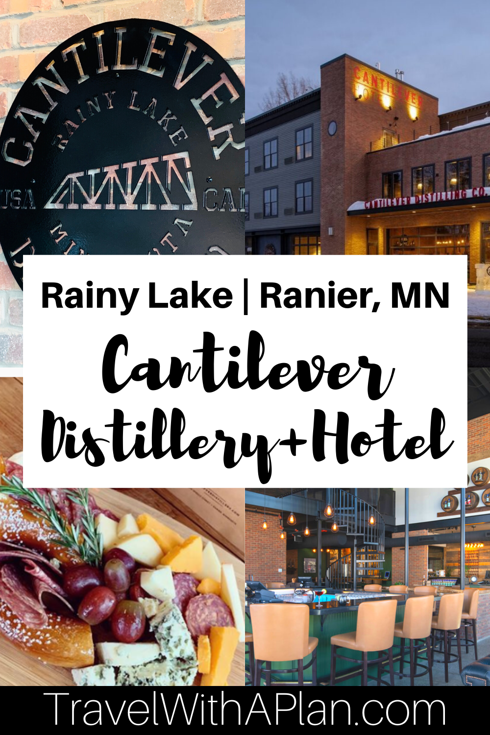 Top U.S. family travel blog Travel With A Plan details their stay at the newest Rainy Lake lodging option that is steps away from Rainy Lake and minutes away from Voyageurs National Park!  Find out all you need to know about Cantilever Distillery +Hotel. #voyageursnationalpark #voyageursnationalparklodging #rainylakelodging #rainylakehotels #cantileverdistillery #cantileverhotel #ranierMN #placestostayonRainyLake