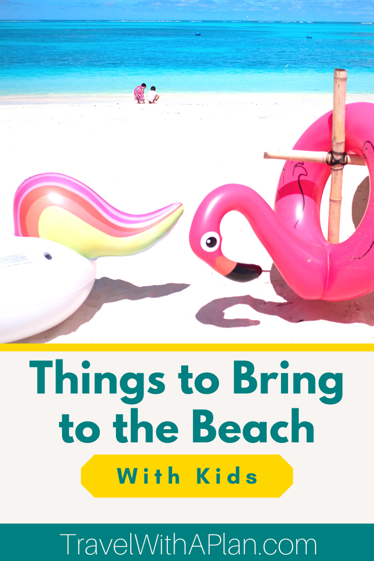 Find out exactly what you should bring to the beach with kids! Our beach packing list includes the beach essentials necessary with kids in tow! From the best snacks, to the best beach blankets and drink holders, get your beach essentials list here! #beachpackinglist #thingstobringtothebeach #beachvacations #packingessentials #familytravel #beachday