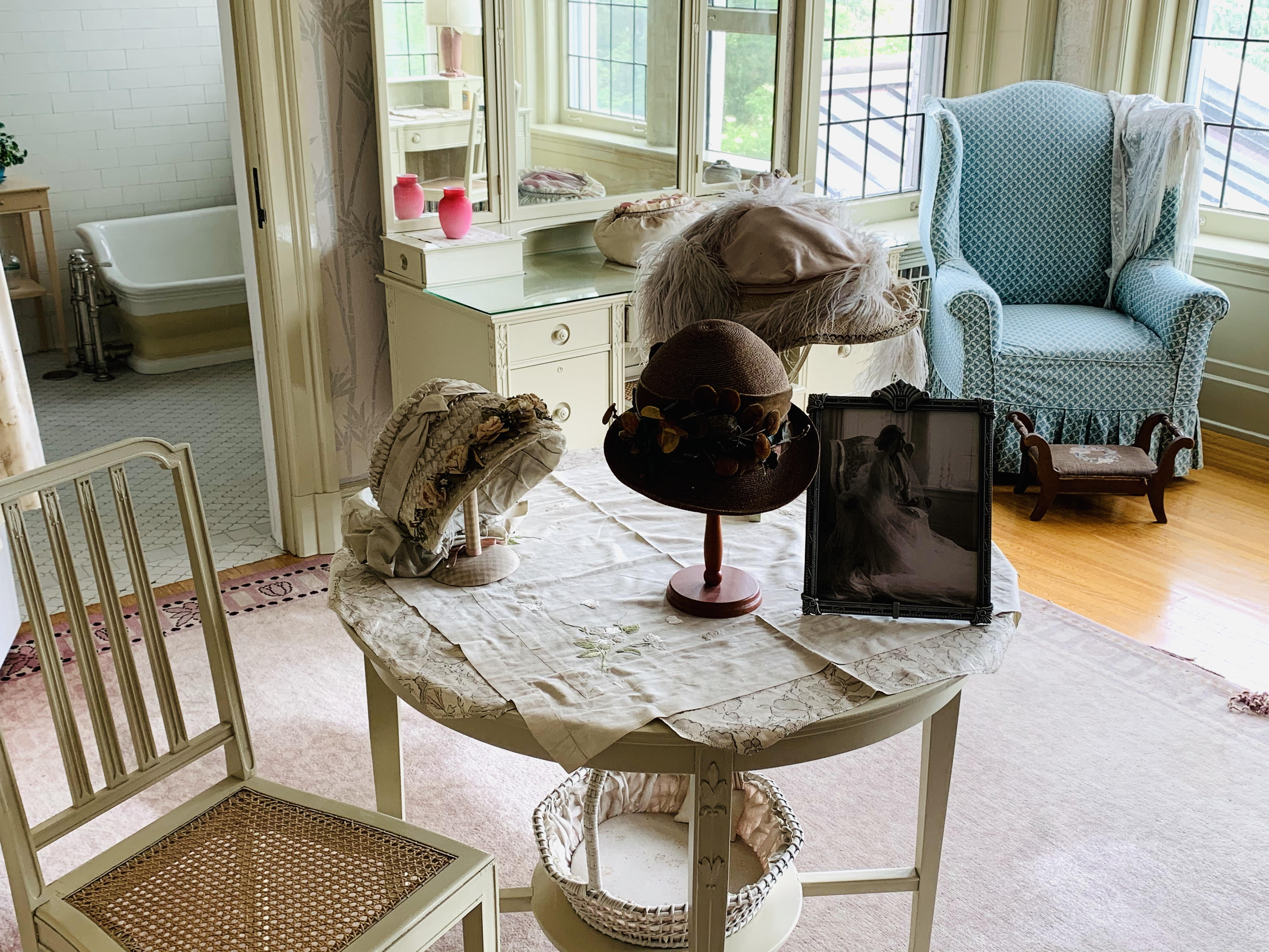 Bedroom.  Glensheen Mansion tours:  #Glensheen #Duluthitinerary #thingstodoinduluth #minnesota #historichomes 
