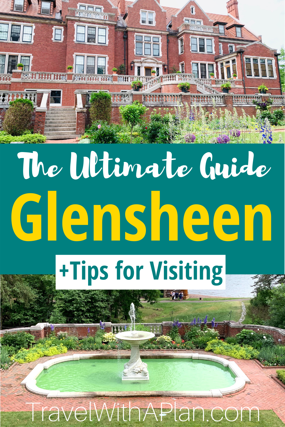 Click here for the ultimate guide and best tips for Glensheen Mansion Tours in Duluth, MN from Top US Family Travel Blog, Travel With A Plan.