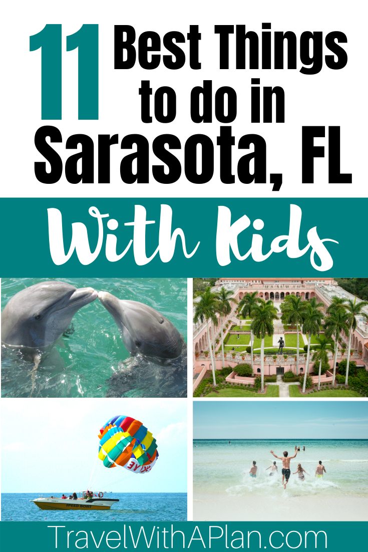 Click here for a complete list of the best things to do in Sarasota with kids from Top US Family Travel Blog, Travel With A Plan!  #Sarasota #familytravel