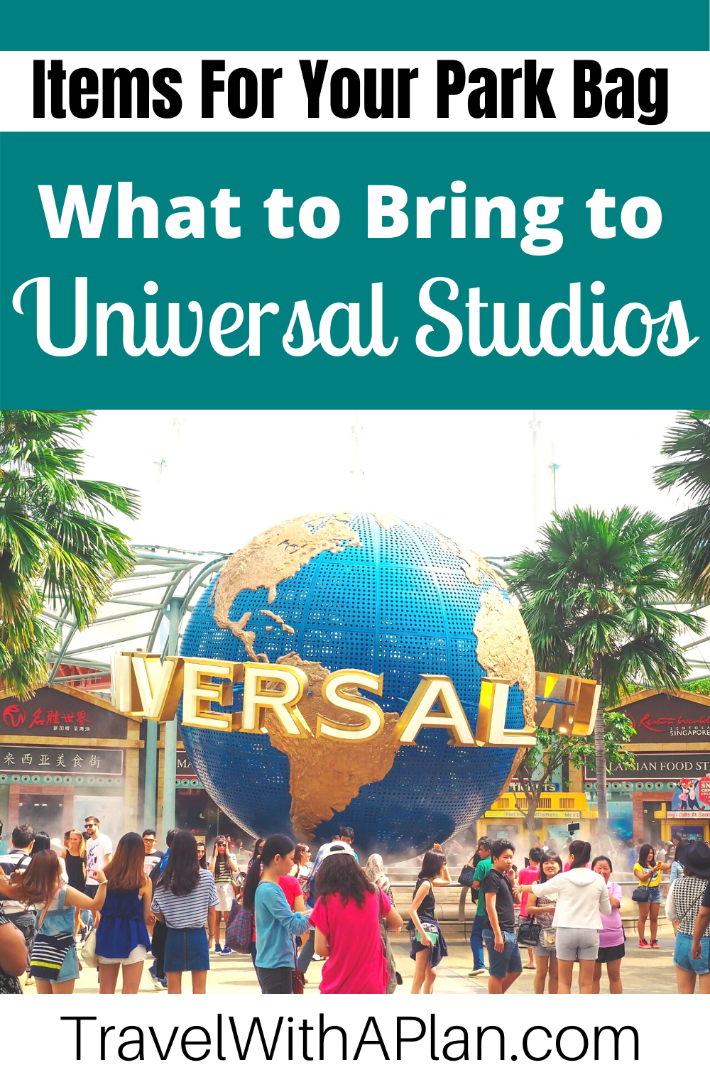 Click here to find out exactly what to bring to Universal Studios for a perfectly planned day!  #familytravel #UniversalStudiosOrlando