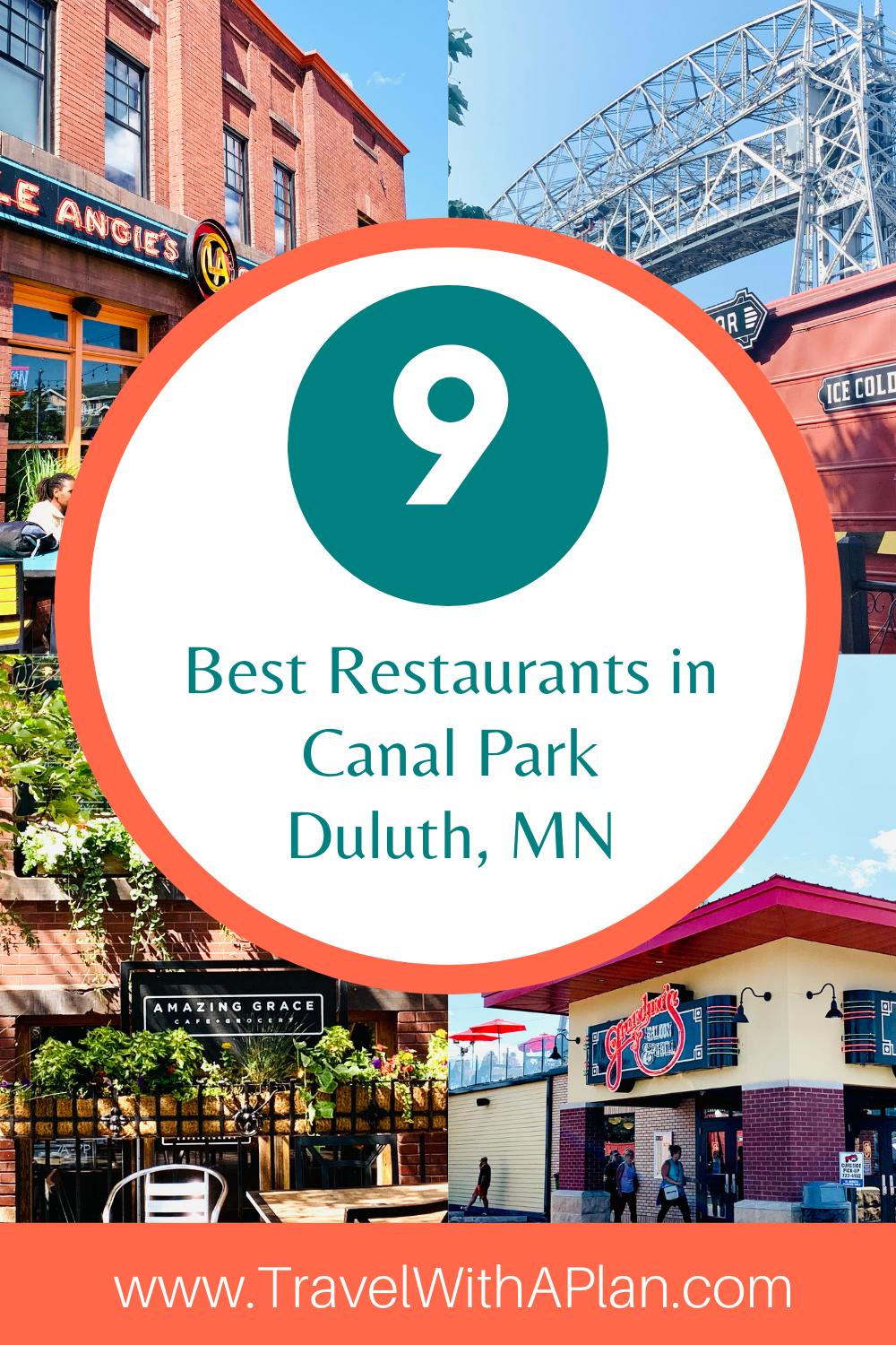 The 9 Best Restaurants in Canal Park Duluth, MN as discovered by Top US Family Travel Blog, Travel With A Plan!  #CanalPark #DuluthRestaurants #LakeSuperior