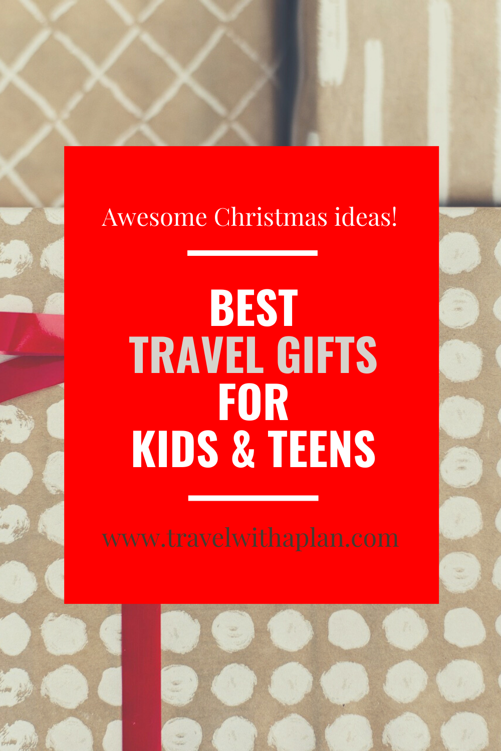 Get our awesome list travel gifts for teens, from top US family travel blog, Travel With A Plan!