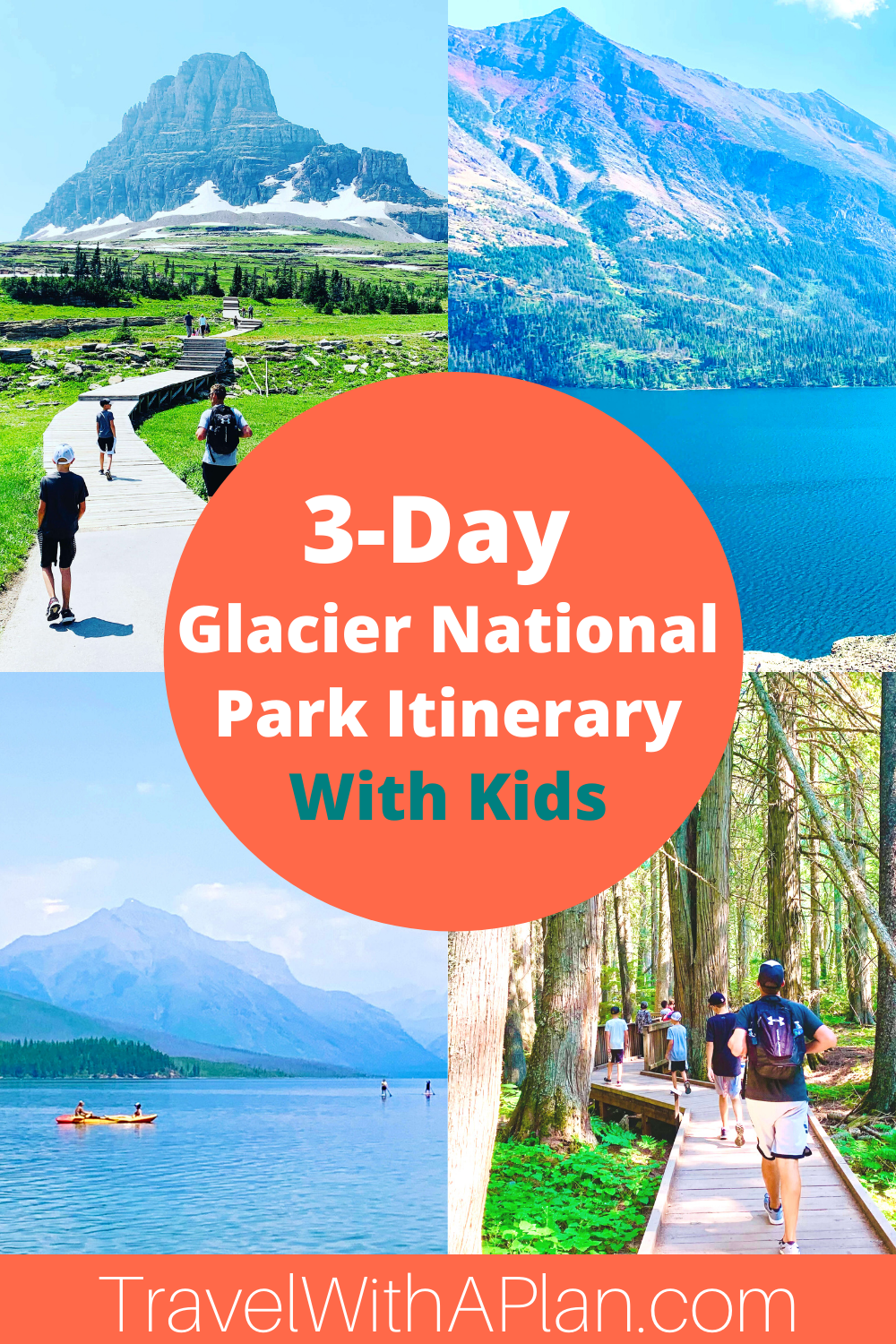 Click here for an awesome 3-day Glacier National Park itinerary with kids!  This just in from Top U.S. Family Travel Blog, Travel With A Plan!