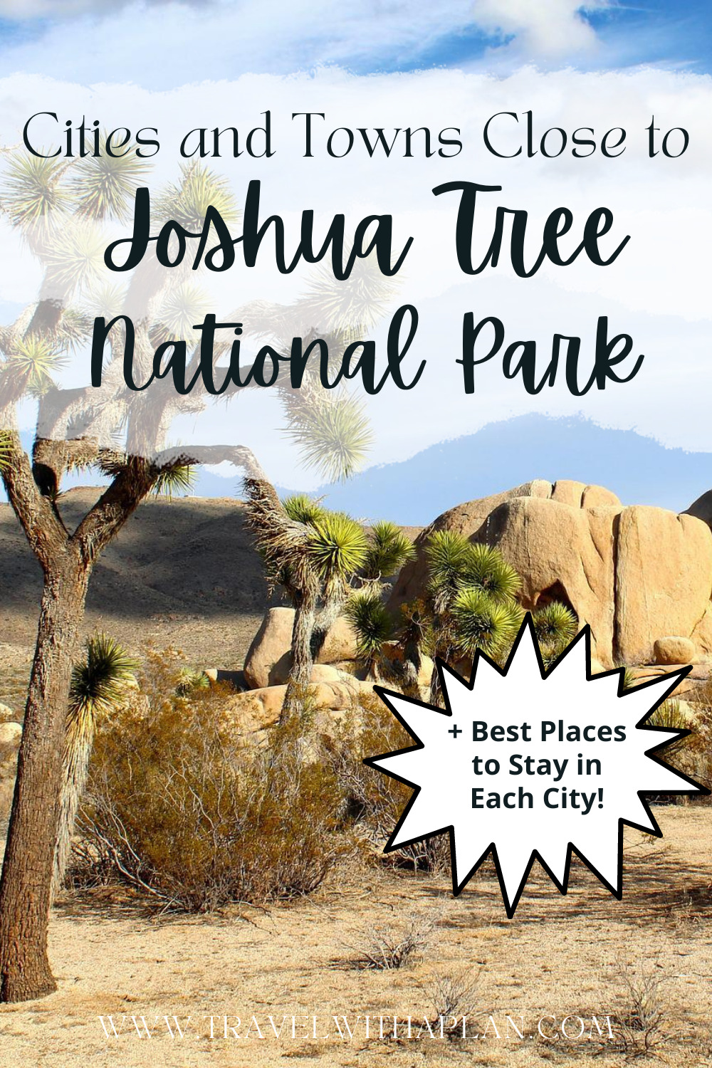 Discover the best places to stay in Joshua Tree National Park from top US family travel blog, Travel With A Plan!