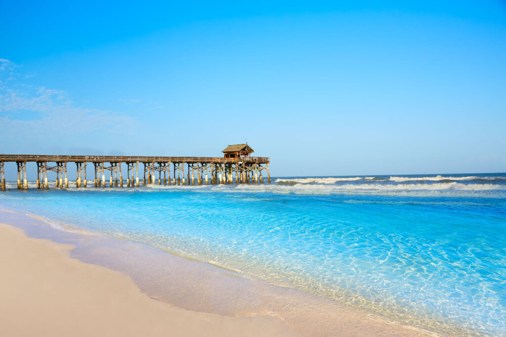 Cocoa Beach (cloeset beach to Orlando Florida)