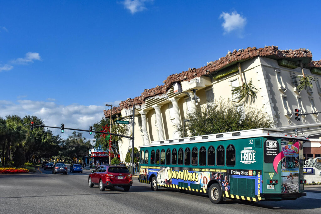 Orlando activities for adults include visiting the shops, restaurants, and attrations on International Drive.