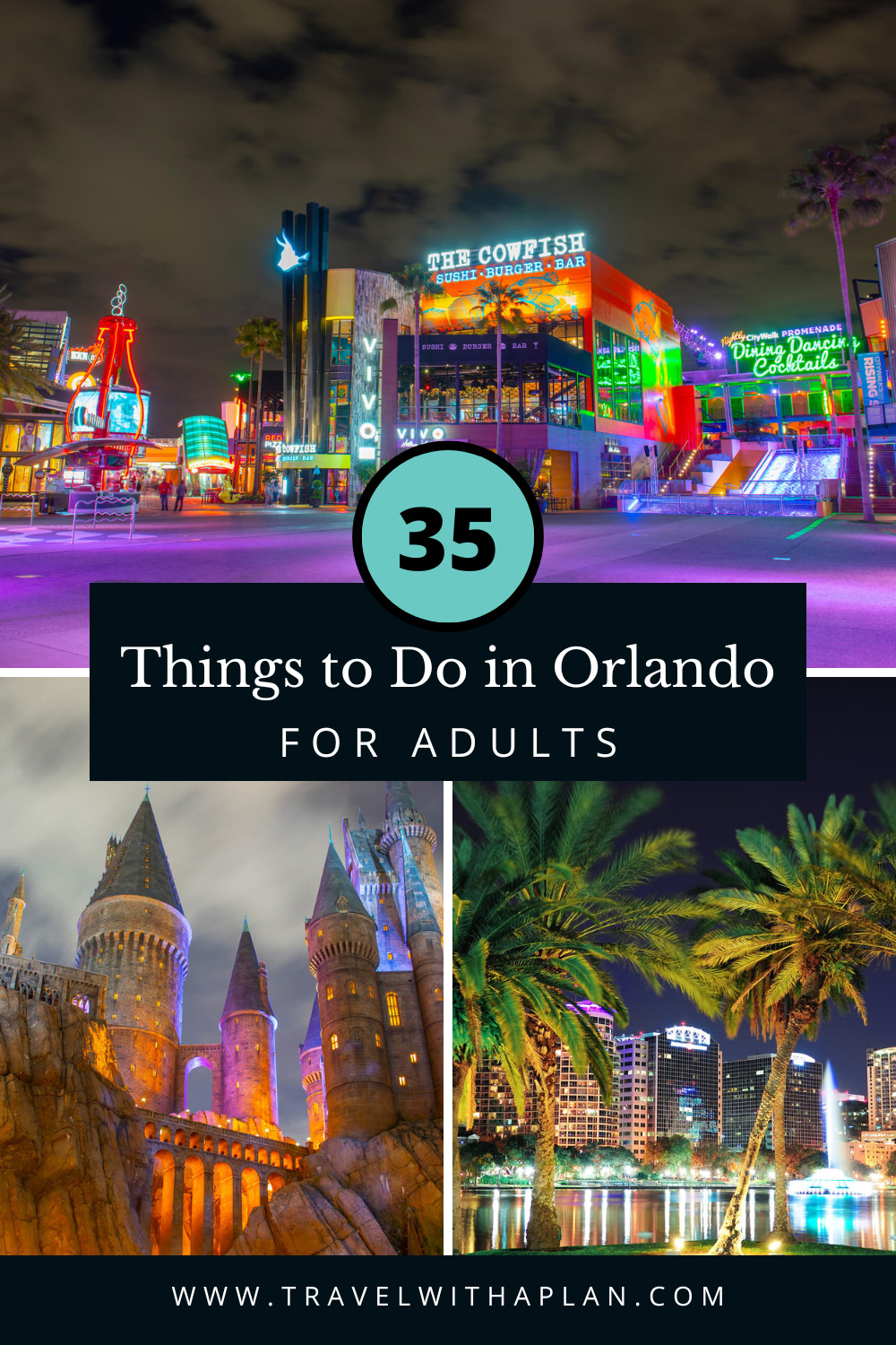 Here's our epic list of fun things to do in Orlando for adults!  These adult attractions are the best of the best and include the most fun and unique things to do in Orlando!  #Orlandoattractions #Floridatravel