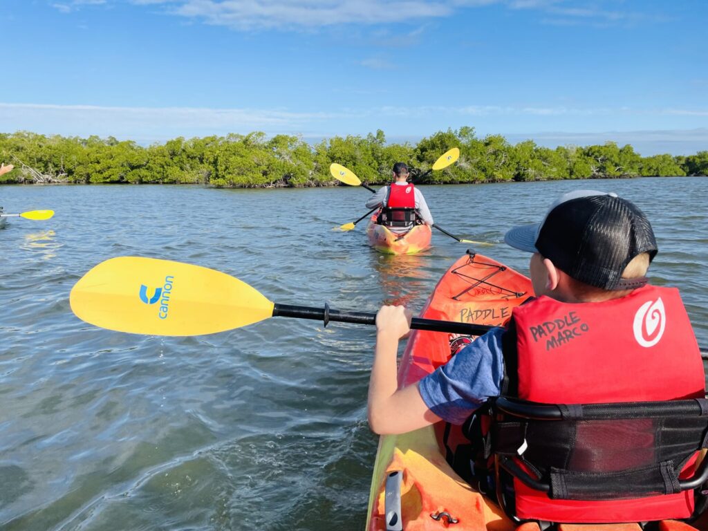 Unique things to do in Marco Island - go kayaking!