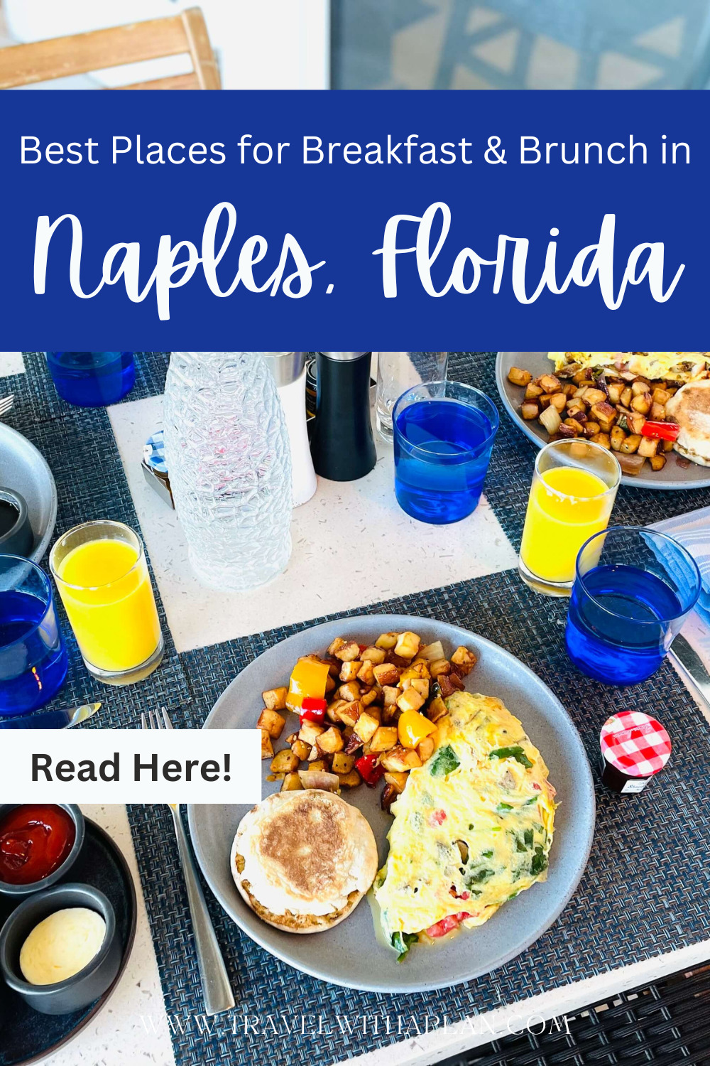 Discover the best places for breakfast and brunch in Naples, Florida to enjoy during your Florida getaway!  Rise & shine, it's vacation time!  #familiytravel #Floridavacations #naples
