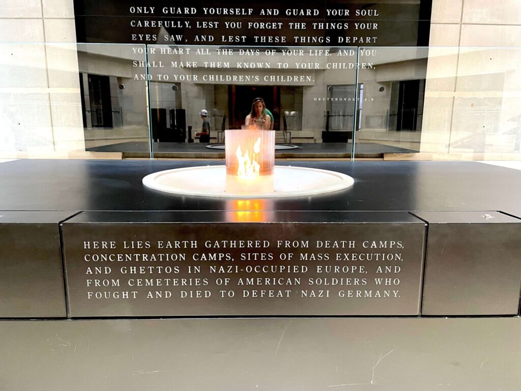 Visiting the Holocaust Museum in Washington DC