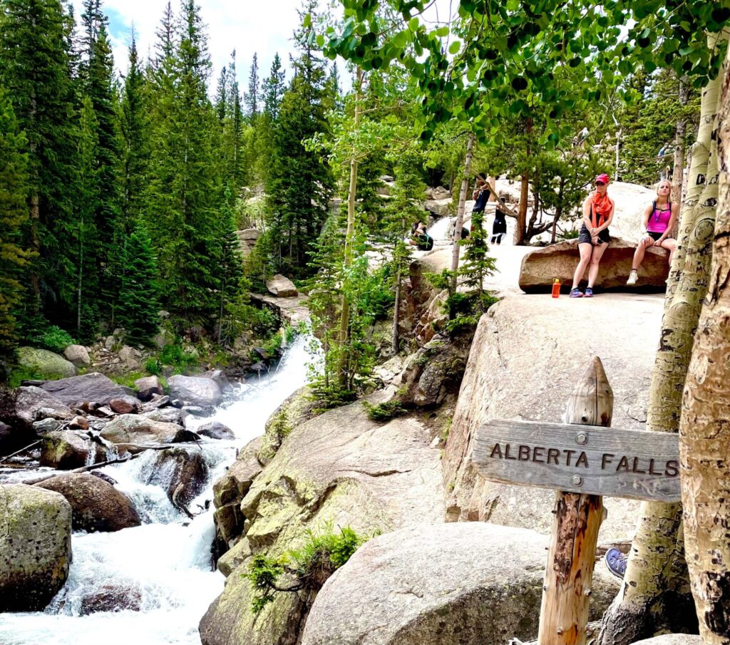 Best easy hikes in Rocky Mountain National Park:  Alberta Falls trail
