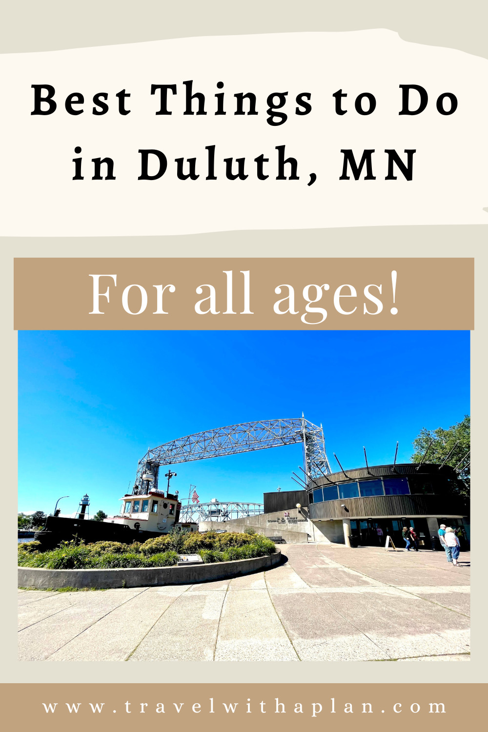 Check out these top Duluth attractions from US family travel blog, Travel With A Plan!  #bestthingstodoinDuluth #DuluthMN #Minnesotavacation