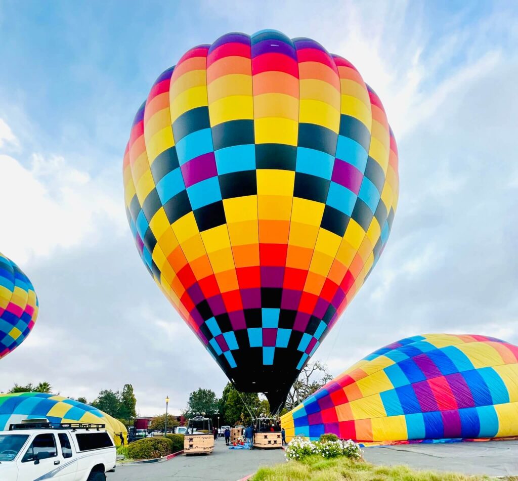 Napa Valley hot air balloon rides