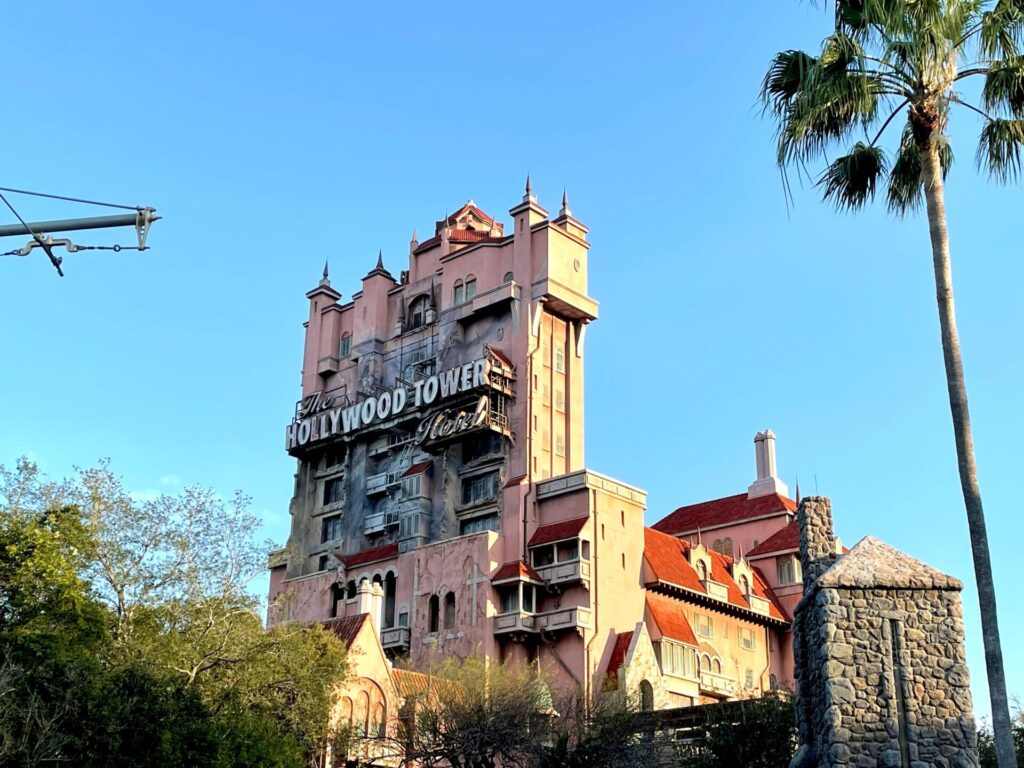 Twlight Zone Tower of Terror at Hollywood Studios