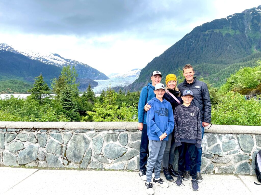 What to wear on an Alaska cruise - family photo