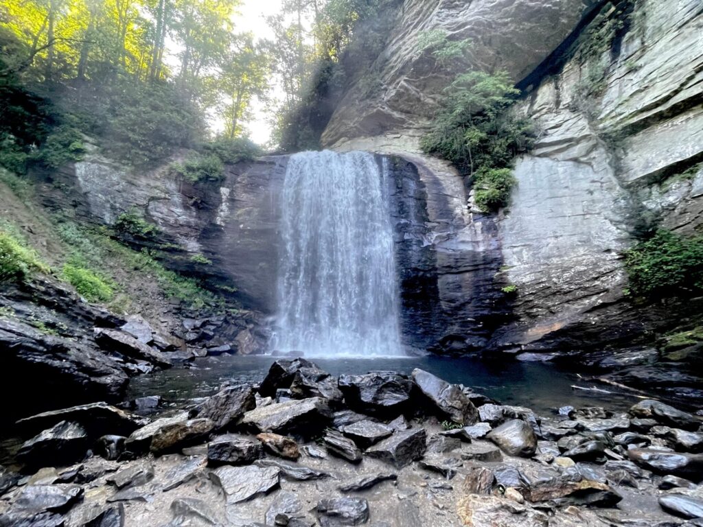 Weekend in Ashevile:  Visit Looking Glass Falls